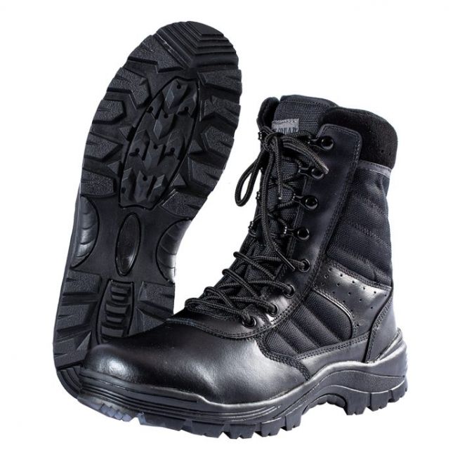 *SALE* SENTRY 8" SIDE ZIP DUTY BOOT - BLACK.